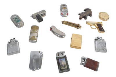 Lot 454 - COLLECTION OF VINTAGE NOVELTY LIGHTERS