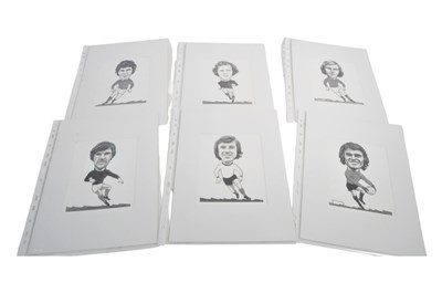 Lot 457 - JOHN COLLINS - 1978 WORLD CUP FOOTBALLERS - ORIGINAL ARTWORK