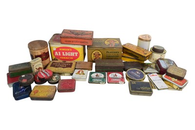 Lot 460 - LARGE COLLECTION OF VINTAGE 20TH CENTURY CIGARETTE TOBACCO TINS