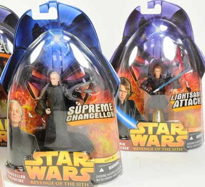 Lot 97 - STAR WARS - REVENGE OF THE SITH MOC CARDED ACTION FIGURES