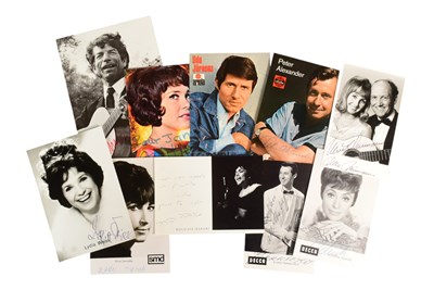 Lot 82 - MUSIC / SINGERS - COLLECTION OF SIGNED PHOTOGRAPHS