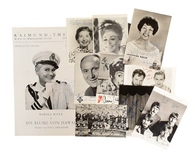 Lot 94 - MUSIC & ENTERTAINERS - COLLECTION OF ASSORTED AUTOGRAPHS