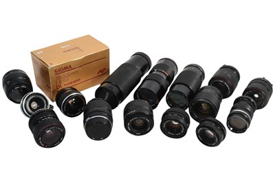 Lot 192 - PHOTOGRAPHIC INTEREST - COLLECTION OF VINTAGE CAMERA LENSES