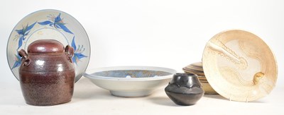 Lot 176 - COLLECTION OF 20TH CENTURY VINTAGE STUDIO POTTERY STONEWARE PIECES
