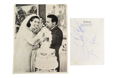 Lot 51 - MUSIC - CHUBBY CHECKER & CATHARINA HODDER - SIGNED PAGE