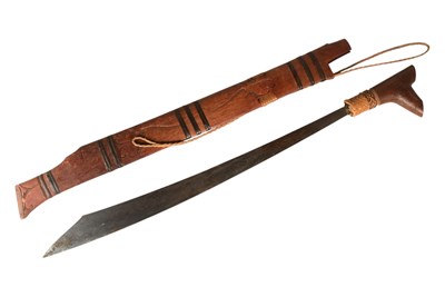Lot 71 - MALAYSIAN DAYAK HEAD HUNTING MANDAU
