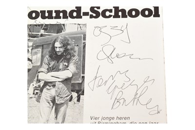 Lot 7 - MUSIC - BLACK SABBATH (BAND) - EARLY 1971 ROTTERDAM FULLY SIGNED TOUR PROGRAMME