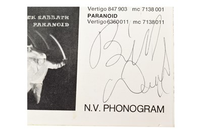 Lot 7 - MUSIC - BLACK SABBATH (BAND) - EARLY 1971 ROTTERDAM FULLY SIGNED TOUR PROGRAMME