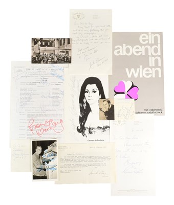 Lot 116 - MUSIC / COMPOSERS - COLLECTION OF AUTOGRAPHS