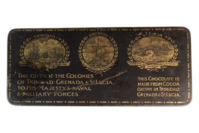 Lot 153 - WWI FIRST WORLD WAR GIFT OF THE COLONIES CHOCOLATE TIN