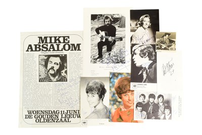 Lot 112 - MUSIC - COLLECTION OF ASSORTED AUTOGRAPHS