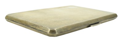 Lot 64 - 20TH CENTURY GEORGE VI HALLMARKED SILVER CIGARETTE CASE
