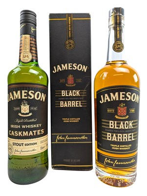 Lot 210 - JAMESON IRISH WHISKEY - BLACK BARREL TRIPLE DISTILLED WHISKEY & CASKMATES STOUT EDITION WHISKEY (2)