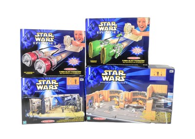 Lot 122 - STAR WARS - ACTION FLEET EPISODE I PLAYSETS