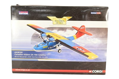 Lot 225 - LIMITED EDITION CORGI CANADIAN-VICKERS DIE-CAST PLANE