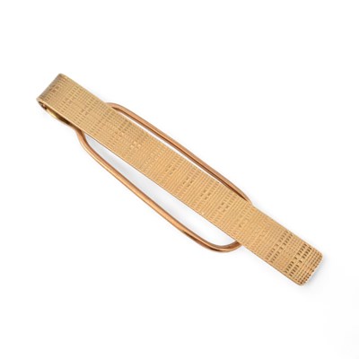 Lot 419 - HALLMARKED 9CT GOLD MONEY CLIP