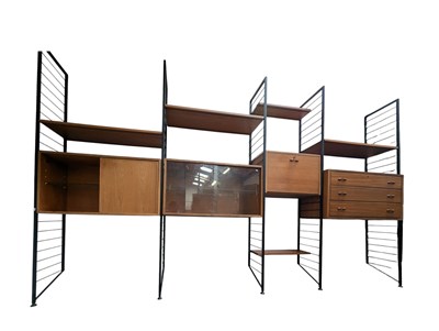 Lot 280 - ROBERT HEAL FOR STAPLES FOR LADDERAX - THREE-BAY MODULAR UNIT