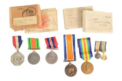 Lot 223 - FIRST & SECOND WORLD WAR MEDAL GROUP - MIDDLESEX REGIMENT
