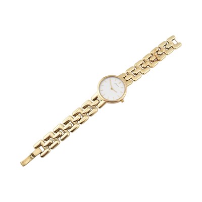 Lot 364 - HALLMARKED 9CT GOLD GENEVE DRESS WATCH