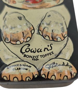 Lot 7 - COWAN'S BONZO TOFFEE - SCARCE EARLY 20TH CENTURY TOFFEE TIN