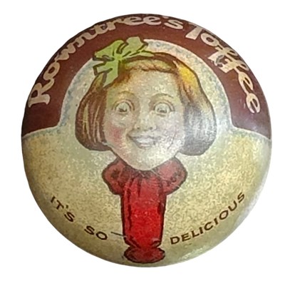 Lot 154 - ROWNTREE'S - SCARCE EARLY 20TH CENTURY SPHERICAL TOFFEE TIN