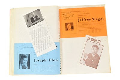 Lot 150 - MUSICIANS - LARGE ALBUM OF MID-CENTURY MUSICIAN AUTOGRAPHS