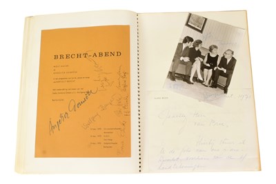 Lot 150 - MUSICIANS - LARGE ALBUM OF MID-CENTURY MUSICIAN AUTOGRAPHS