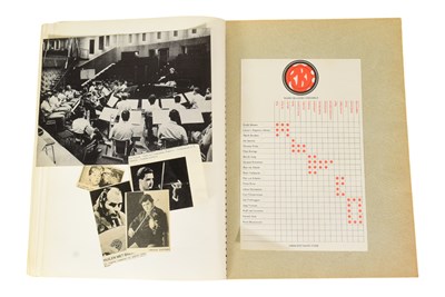Lot 150 - MUSICIANS - LARGE ALBUM OF MID-CENTURY MUSICIAN AUTOGRAPHS