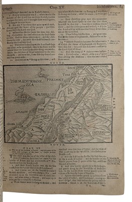 Lot 2 - ENGLISH BIBLES. 1599 THE BIBLE CHRISTOPHER BARKER ED GENEVA BIBLE RECENT SMART CALF BINDING