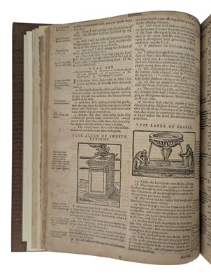 Lot 2 - ENGLISH BIBLES. 1599 THE BIBLE CHRISTOPHER BARKER ED GENEVA BIBLE RECENT SMART CALF BINDING