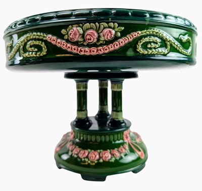Lot 175 - EICHWALD SECESSIONIST EARTHENWARE CENTREPIECE TAZZA
