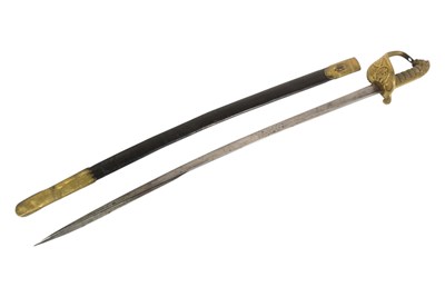 Lot 51 - 19TH CENTURY VICTORIAN 1827 PATTERN NAVAL SWORD