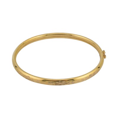 Lot 234 - 9CT GOLD BANGLE