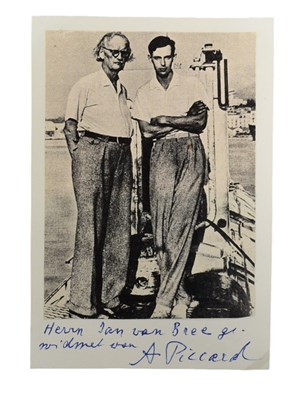 Lot 128 - SCIENCE - AUGUSTE PICCARD (D.1962) - SIGNED PHOTOGRAPH