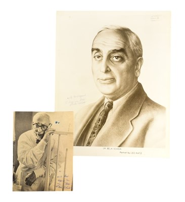 Lot 141 - SCIENCE - BELA SHICK (D.1967) - AUTOGRAPHED PHOTOGRAPHS