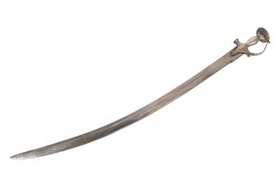 Lot 5 - 18TH CENTURY INDIAN MUGHAL EMPIRE TALWAR SWORD