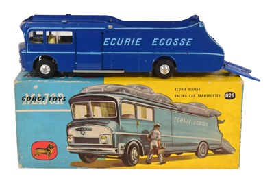 Lot 10 - DIECAST - VINTAGE CORGI MAJOR TOYS RACING CAR TRANSPORTER