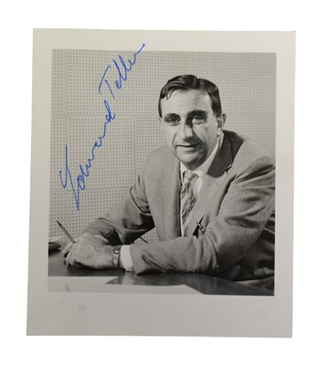 Lot 165 - SCIENCE / HYDROGEN BOMB - EDWARD TELLER (D.2003) - SIGNED PHOTOGRAPH
