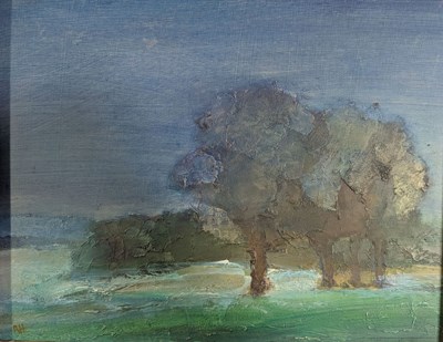 Lot 127 - R H - NIGHT TRESS OIL ON BOARD