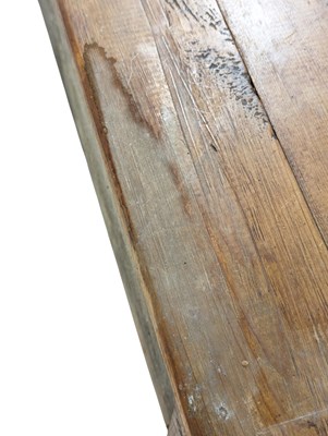 Lot 1046 - LARGE 18TH CENTURY GEORGE III PINE DRESSER BASE SIDEBOARD