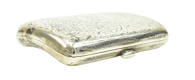 Lot 103 - EARLY 20TH CENTURY EDWARD VII HALLMARKED SILVER CIGARETTE CASE