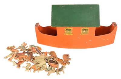 Lot 64 - VINTAGE CHAD VALLEY NOAHS ARK WITH ANIMALS