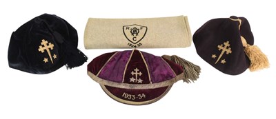 Lot 11 - FETTES COLLEGE EDINBURGH RUGBY FOOTBALL CAPS