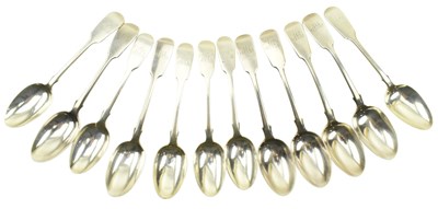 Lot 119 - VICTORIAN HALLMARKED SILVER SPOONS & OTHER HALLMARKED SPOONS
