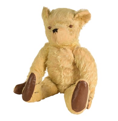 Lot 381 - TEDDY BEARS - EARLY 20TH CENTURY SOFT TOY TEDDY BEAR