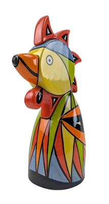 Lot 160 - LORNA BAILEY FOR OLD ELLGREAVE POTTERY - ROOSTER TEAPOT 38/150