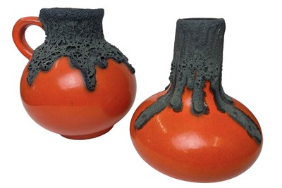 Lot 111 - ROTH KERAMIK - MODEL 111 & 102- 1970S WEST GERMAN VASES