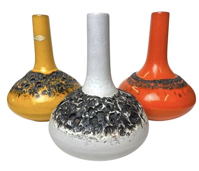 Lot 61 - KREUTZ KERAMIK - THREE 1960S WEST GERMAN VASES