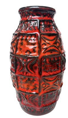 Lot 9 - BAY KERAMIK - MODEL 60/20 - 1970S WEST GERMAN VASE