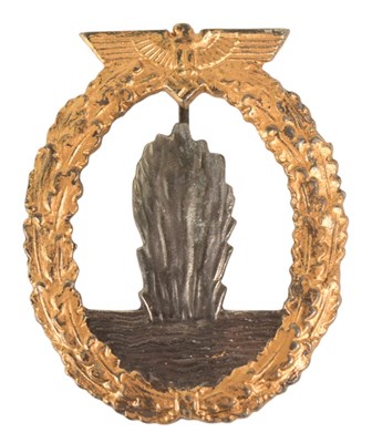 Lot 352 - WWII SECOND WORLD WAR KRIEGSMARINE MINESWEEPER BADGE